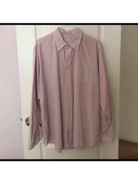 Brooks Brother Pink Stripe Dress Shirt